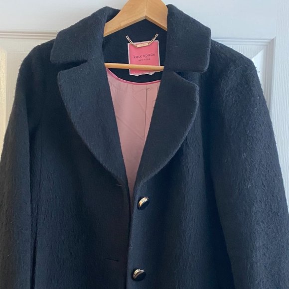 Kate Spade pink Lined Wool Coat